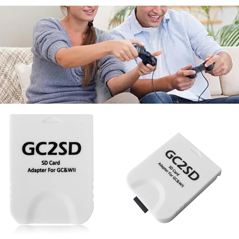 Hyamass GC2SD Storage Save Gamecube Memory Card Adapter Micro SD