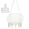Autowu89 Macrame Swing Chair,Cotton Rope Chair Swing for Indoor and