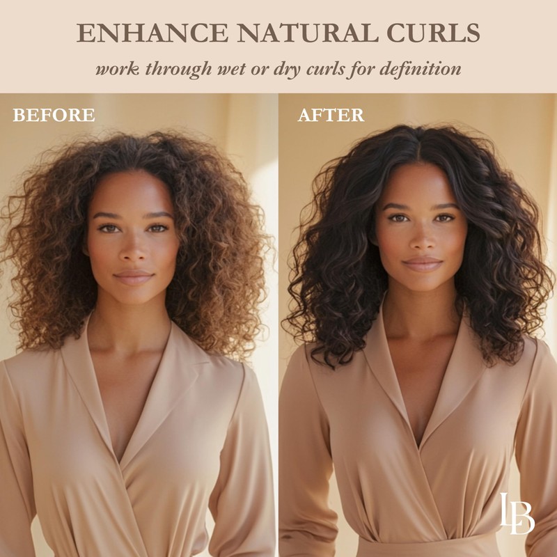 L'Brise Volume Soufflé Air-Activated Mousse – Lightweight, Non-Aerosol, Frizz-Free, Heat-Activated,