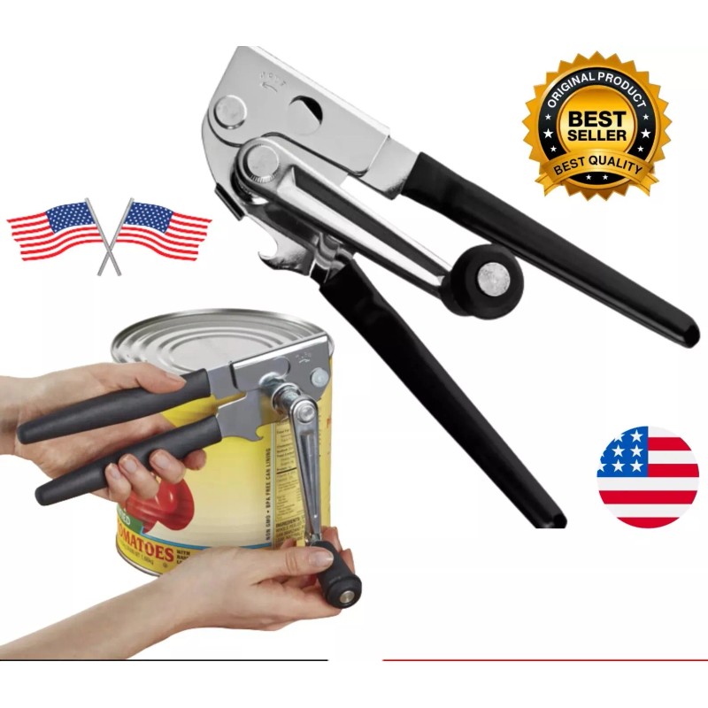 ONEIDA Commercial Easy Crank Can Opener Heavy Duty Ergonomic Design