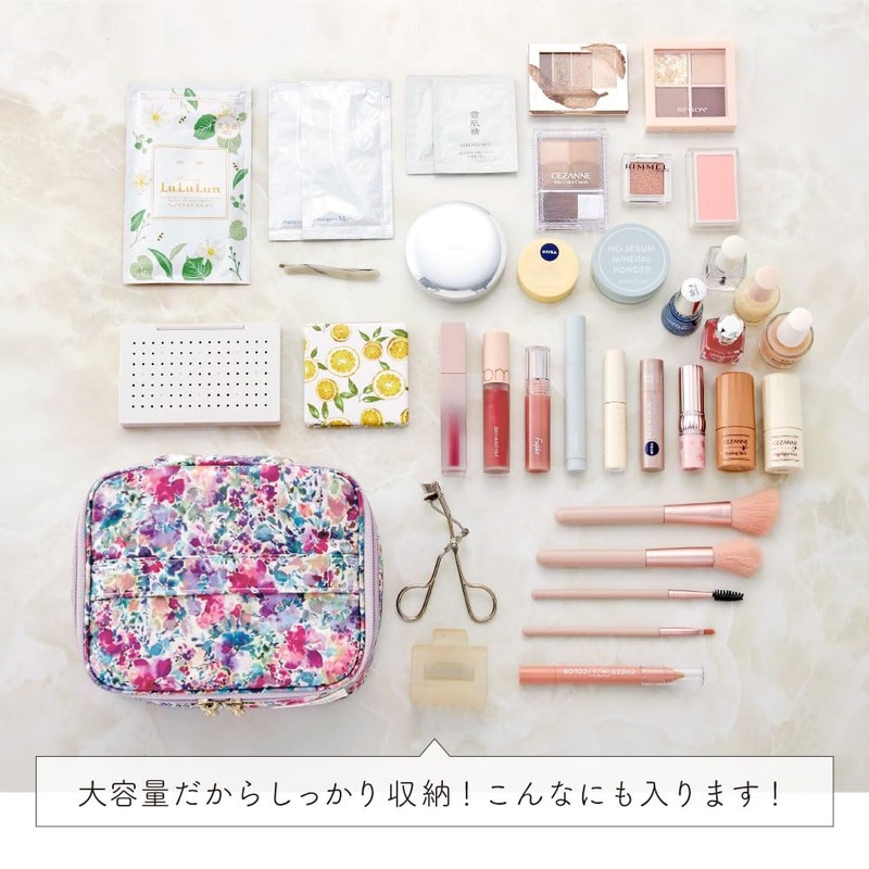 Cyalel Yahata LC Vanity Case, Makeup Pouch, Made in Japan,