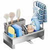 Ewaiira Stainless Steel Sink Caddy, Sponge Holder for Kitchen Sink