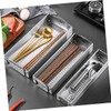 LIFKOME Space-saving Rectangular Chopstick Cages Utensil Storage Box for Kitchen