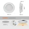 Dream Lighting 2.5W Interior LED Recessed Down Light-Warm White- Chrome-12V