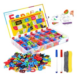 Juego Montessori De Letras Magnéticas En Inglés De 297 Pzs