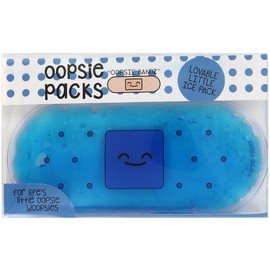 Oopsie Packs Ice Pack - Set of 4 - Bandaid Style - Assorted Colors