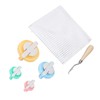 Rug Hooking Mesh Kit Durable Carpet Making Punch Needle Gridding