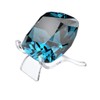 Hipiwe 10 Packs Acrylic Triangle Display Holder - Clear Plastic