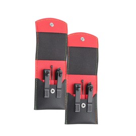 Gatuida 2 Sets Professional Nail Clipper Set Durable Nail Trimmer Tools Multifunctional Pedicure Kit for Men and Women Black