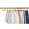 Amber Home 20 Pack Shiny Gold 12 Inch Metal Pants