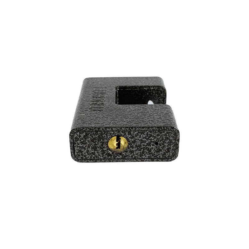 LEOFLA Solid Steel Heavy Duty Rectangular Padlock with 3 Keys,