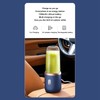 300ml Portable Blender Cordless for Shakes Juice Six Blades USB