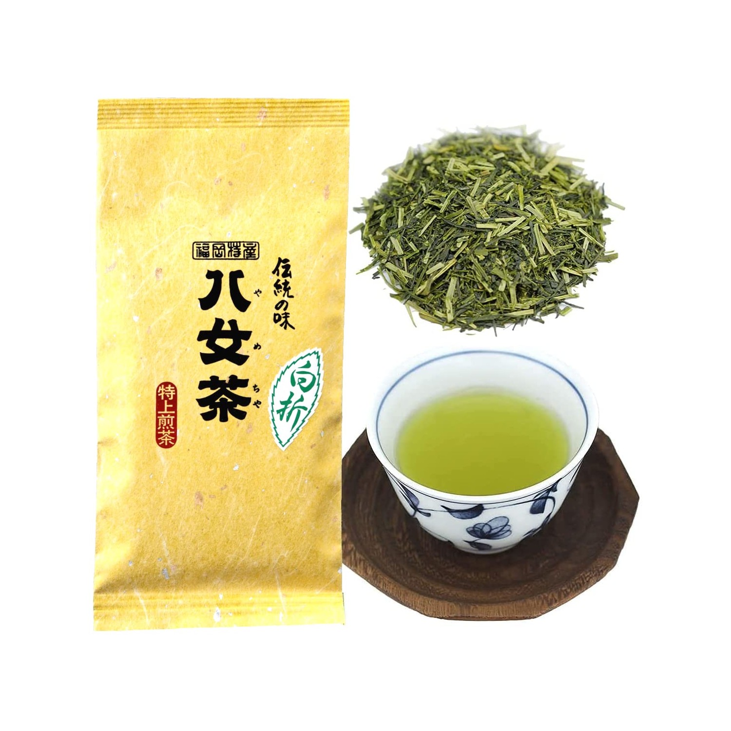 Yame Tea Stem Tea Premium White Folding 100g Bagged Tea Iwasakien ...