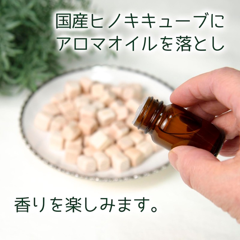 kicoriya Japanese Cypress Cube Block Cypress Chip Potpourri 3.2 oz