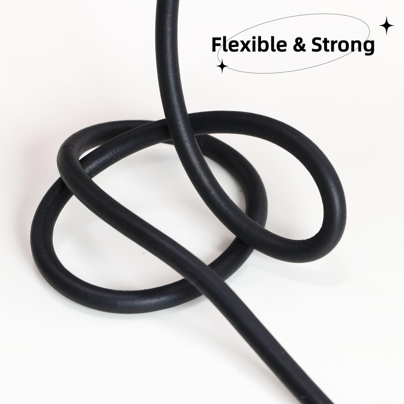 Trimold Backer Rod for Gaps and Joints, Black Rubber Caulk