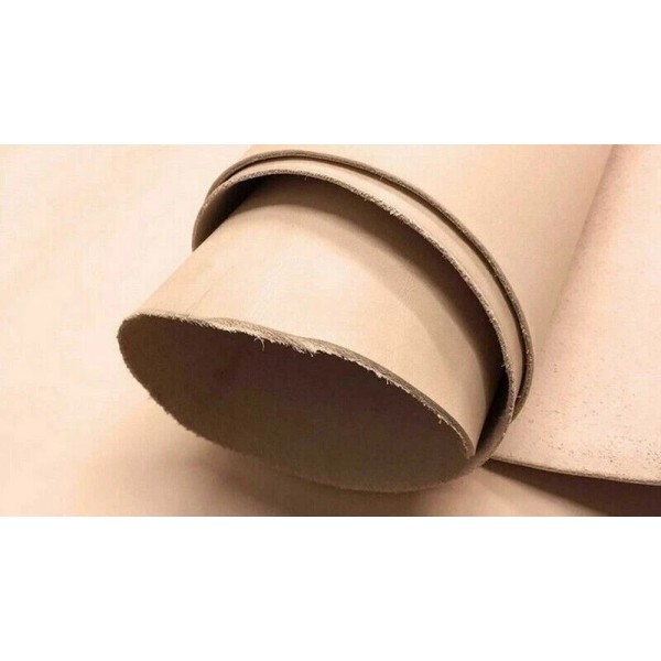 Full Vegetable TANNED Natural Cow Hide Leather Shoulder tooling stamping