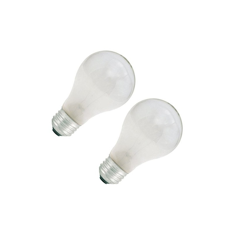 Bulbrite 25A 25-Watt 130-Volt Long Life Standard Incandescent A19 2-Pack,