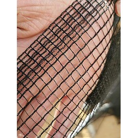 Easynets Black Butterfly Netting 3.5m Wide 3-4mm mesh size polyethylene netting (3.5m x 4m)