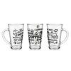 Sendez 6 Latte Macchiato Glasses 300 ml and 6 Stainless