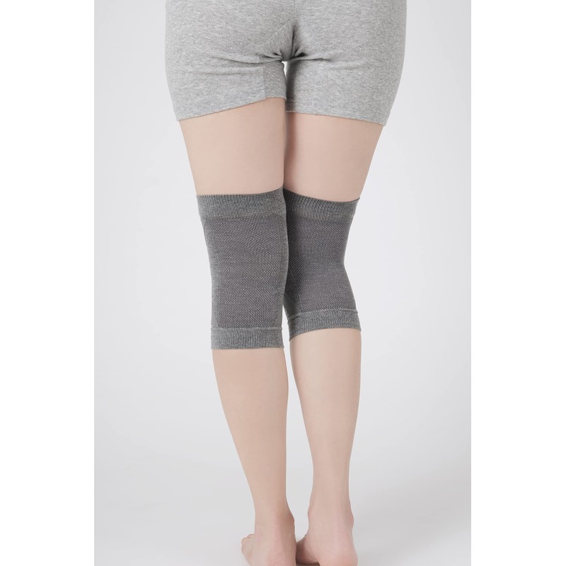 Binchotan Supporter for Knee Support, 2 Pieces, Gray