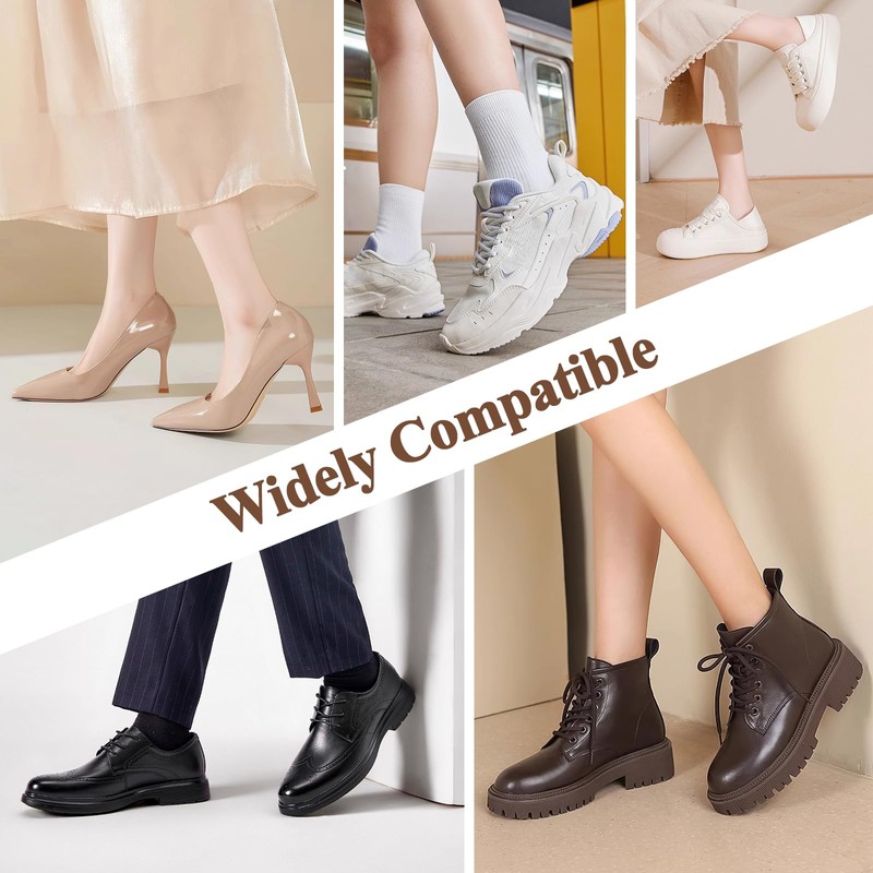 Euqvunn 4 Paia Cuscinetti per Tallone, Proteggi Tallone per Scarpe,
