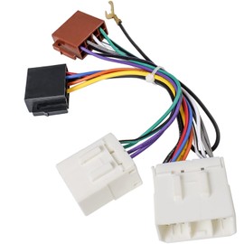 Zenoruslky Radio Wire Harness Kit ISO Stereo Wiring Harness Adapter Compatible with Mazda MPV Protege MX6 Millinia 626 929 Miata 12PIN 8PIN Aftermarket Car Radio Connector