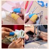 Rubber Finger Tips Guard, 30 Pieces in 10 Colors