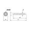 DAIDOHANT 10174116 Gypsum Board Screws (Nominal Diameter d) 1.5 x