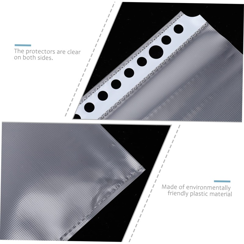 Operitacx 100pcs Inside Folder Packaging Sealable Binders Prongs Binder Document