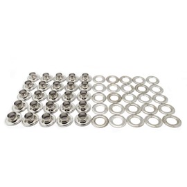C.S. Osborne 25 Sets Nickel Grommets & Plain Washers #N1-1 (9/32" Hole)
