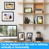 Gabotrie 15 Pack Picture Frames Collage Wall Decor, Black Gallery