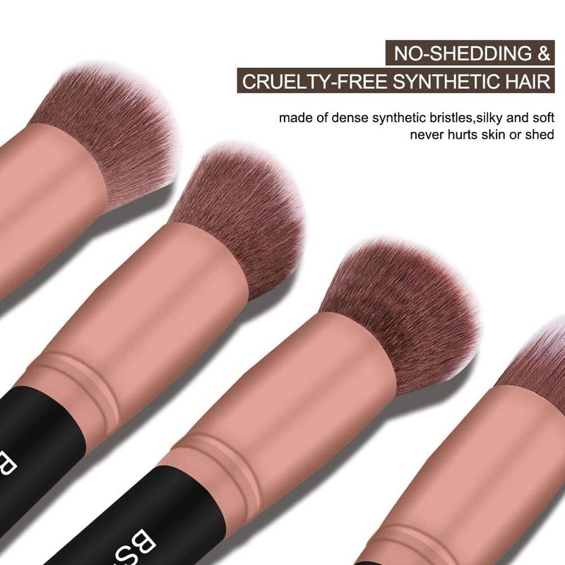 BS-Mall 18pcs BS-MALL Makeup Brushes Premium Synthetic Professional Eye Brushes