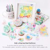 Ddaowanx 36 Pcs Acrylic Colored Pens Set,Fine Point Acrylic Paint