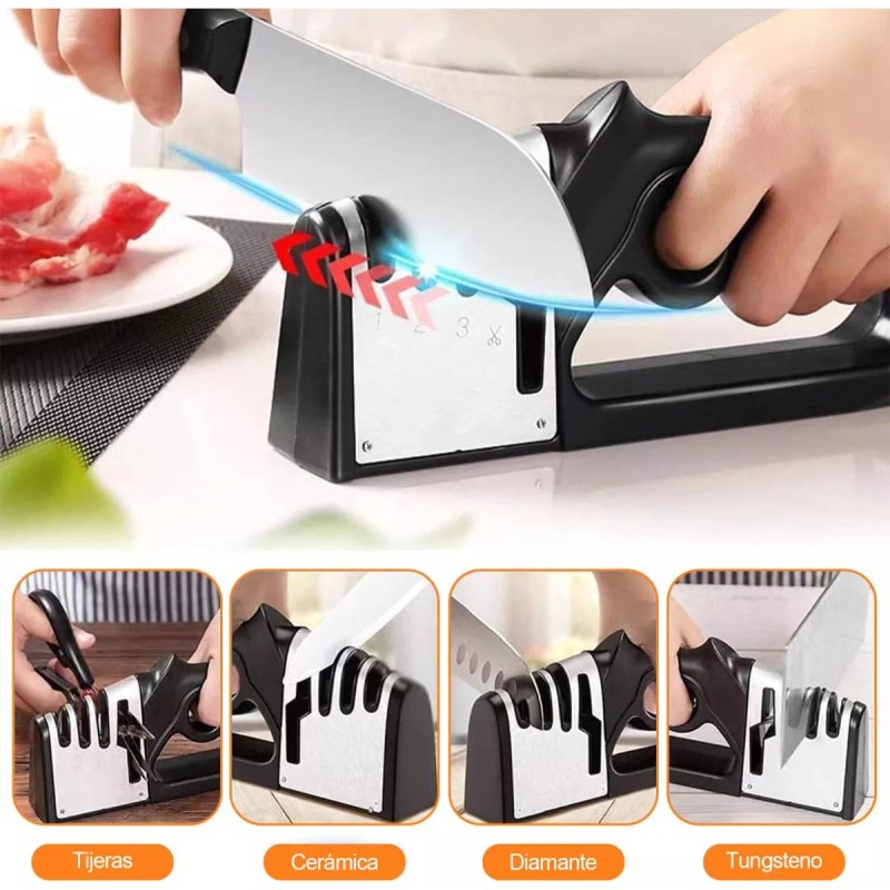 Baixi Afilador De Cuchillos De Cocina Profesional De 4 Etapas