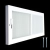Fits 14x6 Duct Opening | Steel Baseboard Air Supply Grille