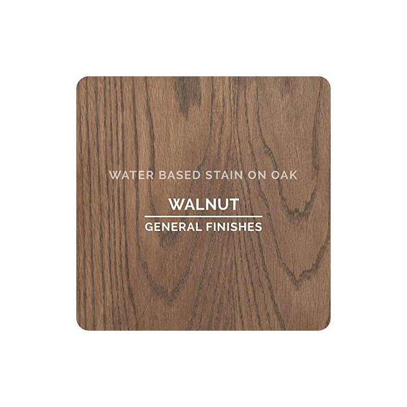 General Finishes Water Based Wood Stain, 1 Pint, Walnut