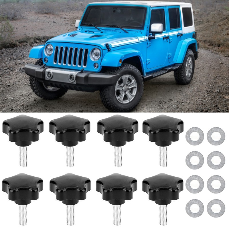 Car Styling Top Roof Round Hole Screws Kit Set Auto