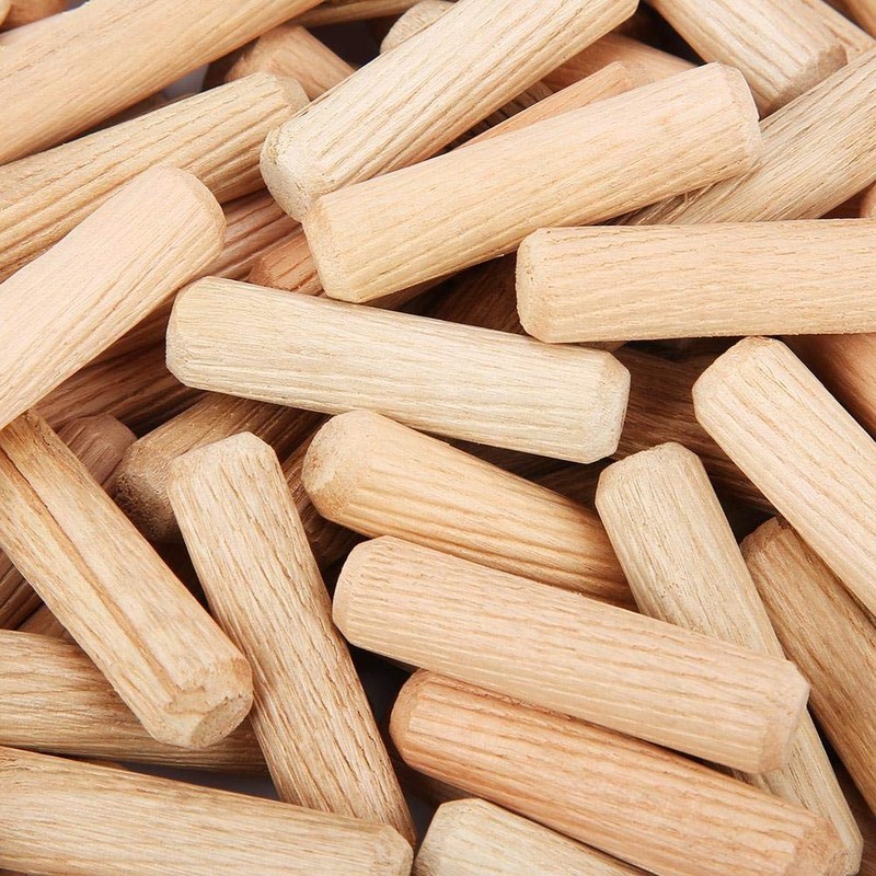 M10 Furniture Dowels Wood Dowel Pins Cross Grain 100Pcs M10
