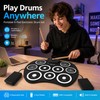 Portable Electronic Drum Set for Beginners – 9-Pad Roll-Up MIDI
