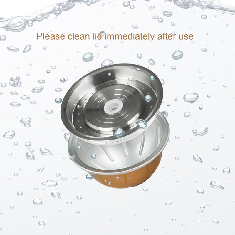 Reusable Coffee Capsules with Scoop and Brush Refillable Coffee Pods