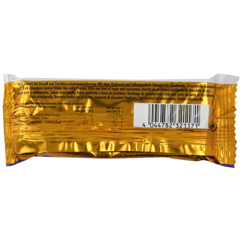 Weider Whey Wafer Bar Stracciatella 24x35g, 1er Pack (1 x