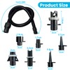 sitengjun Sup Pump Adapter Kit, Inflatable Boat Sup Pump Air