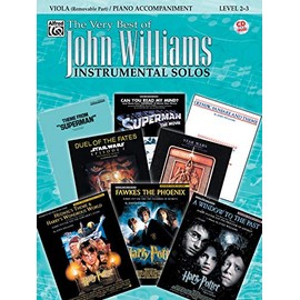 The Very Best of John Williams for Strings: Viola (with Piano Acc.), Book & CD