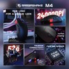 MAMBASNAKE M4 Wireless Gaming Mouse, 52g Lightweight BT/2.4Ghz/Wired Computer Mouse,