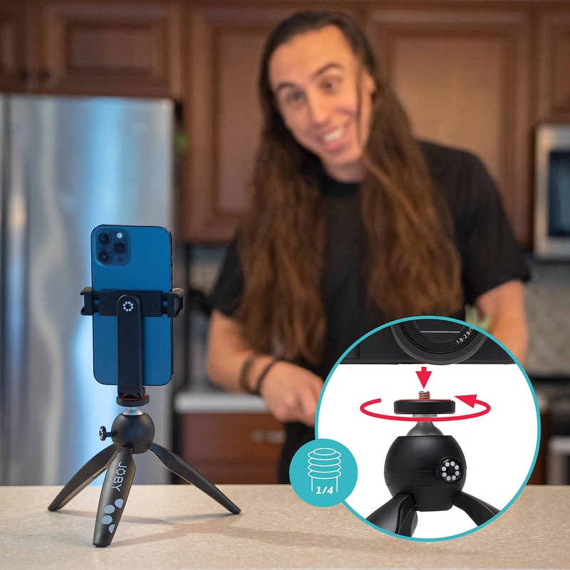 JOBY HandyPod 2 Kit, Table Top Tripod with GripTight 360