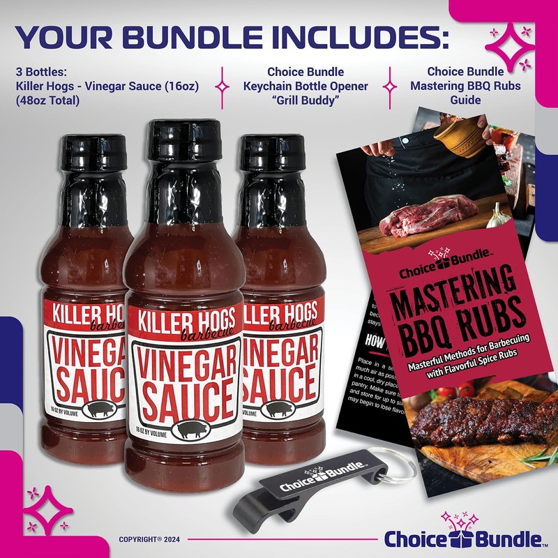 Killer Hogs Vinegar Sauce BBQ 3 pk (48 oz) Great