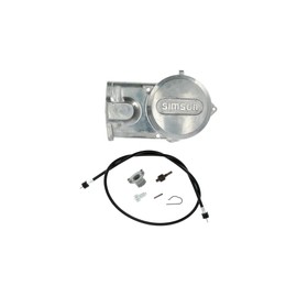 Alternator Cover + Speedometer Drive Set + Speedometer Cable for Simson S51, S70, S53, S83