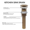Pop Up Sink Drain Copper Sink Drain Stopper Vessel Vintage