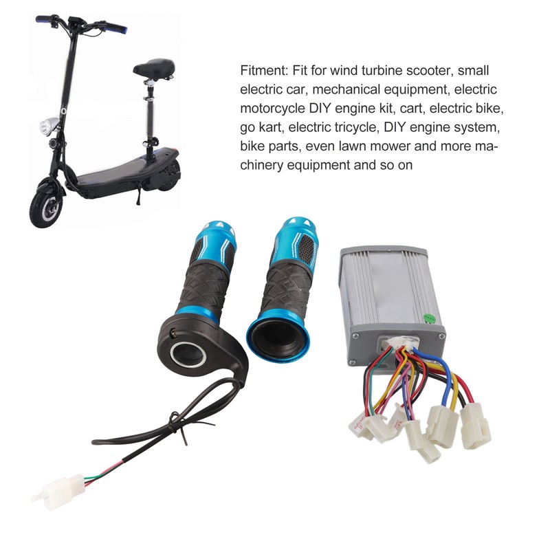 24V 800W Brush Motor Speed Controller with Throttle Grip for