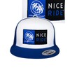 N-R Combo Classic 6006 Snapback Trucker Baseball Hat Blue